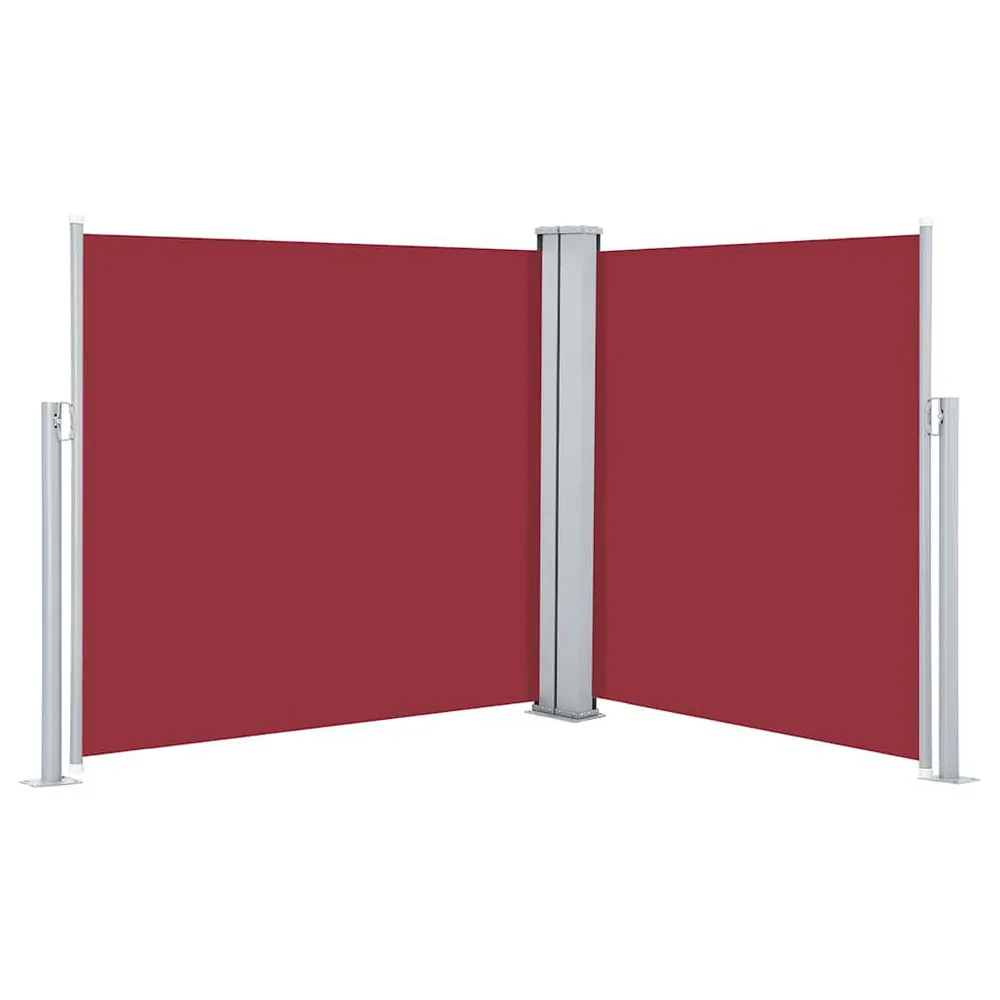 Toldo lateral retrátil 100x600 cm vermelho