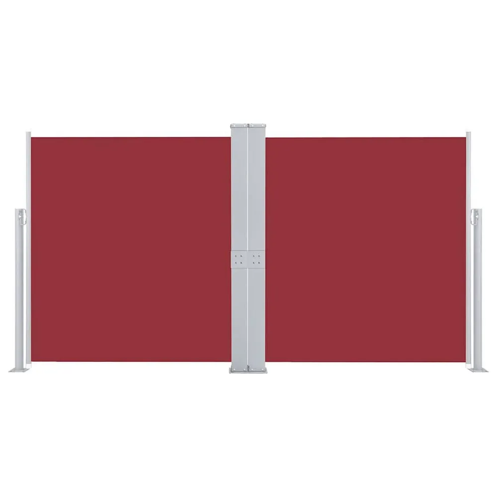 Toldo lateral retrátil 170x600 cm vermelho