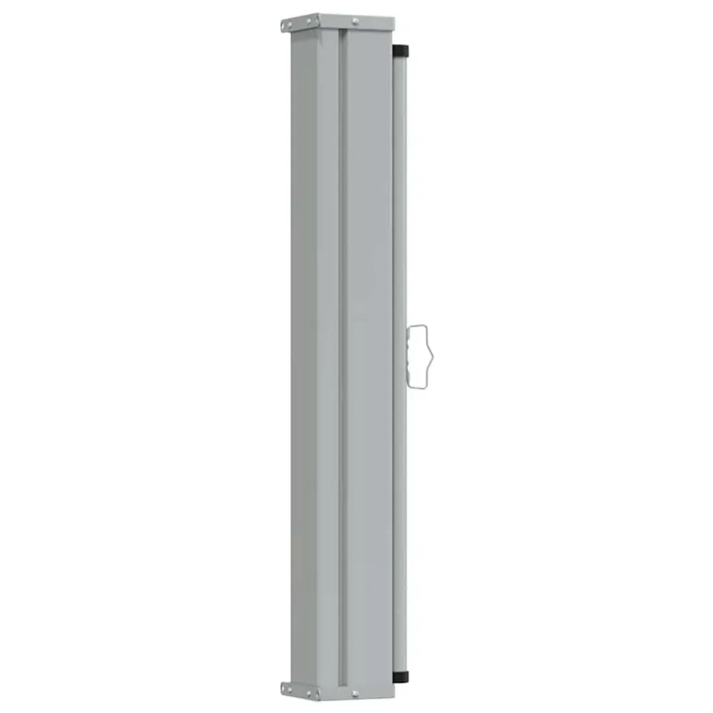 Toldo lateral retrátil para pátio 100x300 cm vermelho