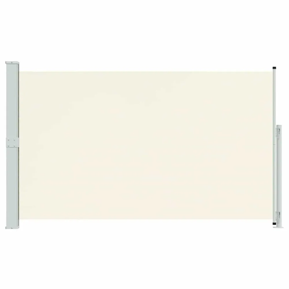 Toldo lateral retrátil para pátio 180x300 cm creme