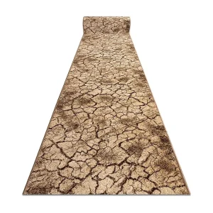 PASSADEIRA KARMEL Terra chão rachado nogueira 100x350 cm Compatível com Motor 1.6 Flex