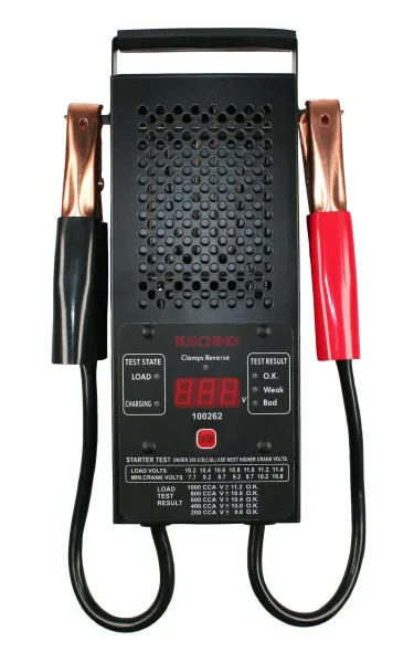 Testador de bateria Busching eletrônico "Automático", 100A, 12V, 30-180 Ah, 100262
