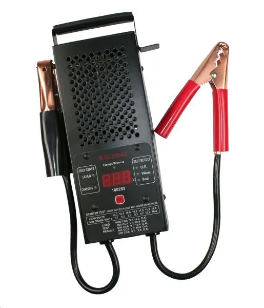 Testador de bateria Busching eletrônico "Automático", 100A, 12V, 30-180 Ah, 100262