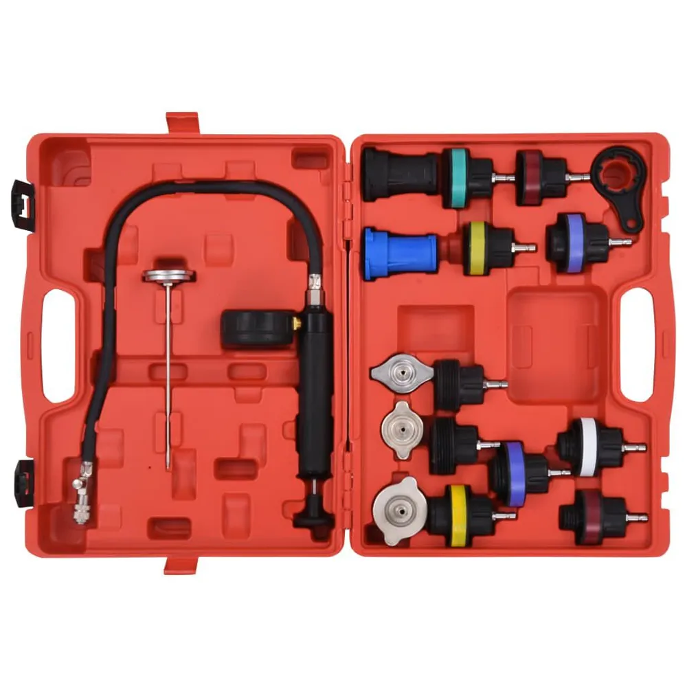 18 pcs teste pressão sistema refrigeração e tampa do radiador (Certificado INMETRO)
