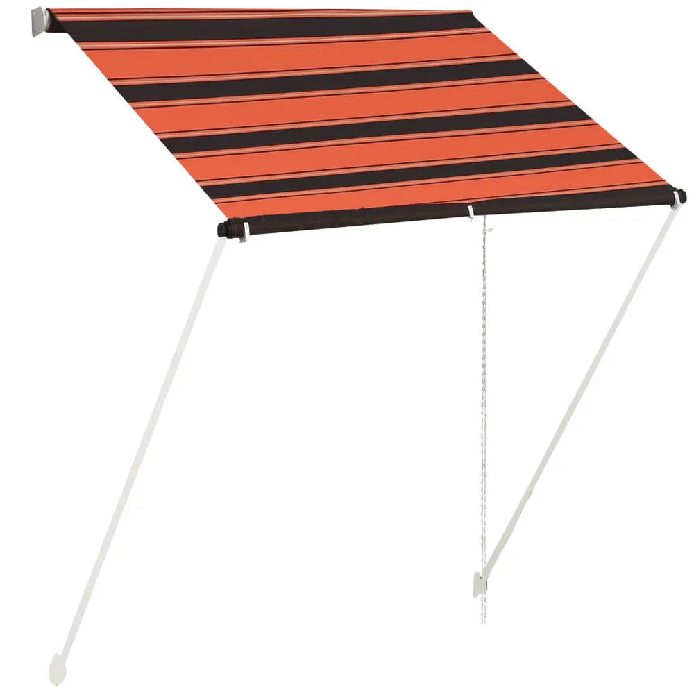 Organizador para Caçamba Toldo retrátil 150x150 cm laranja e castanho
