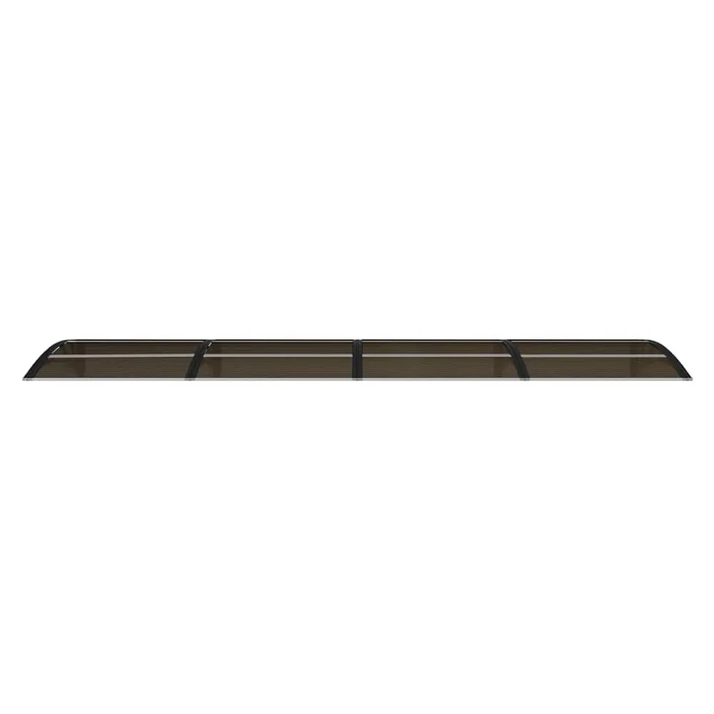 Protetor de Porta-traseira Toldo para porta 350x75 cm policarbonato preto