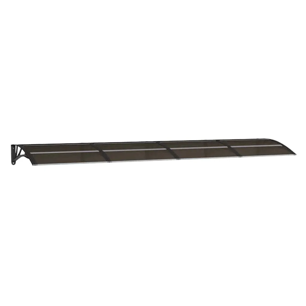 Protetor de Porta-traseira Toldo para porta 350x75 cm policarbonato preto