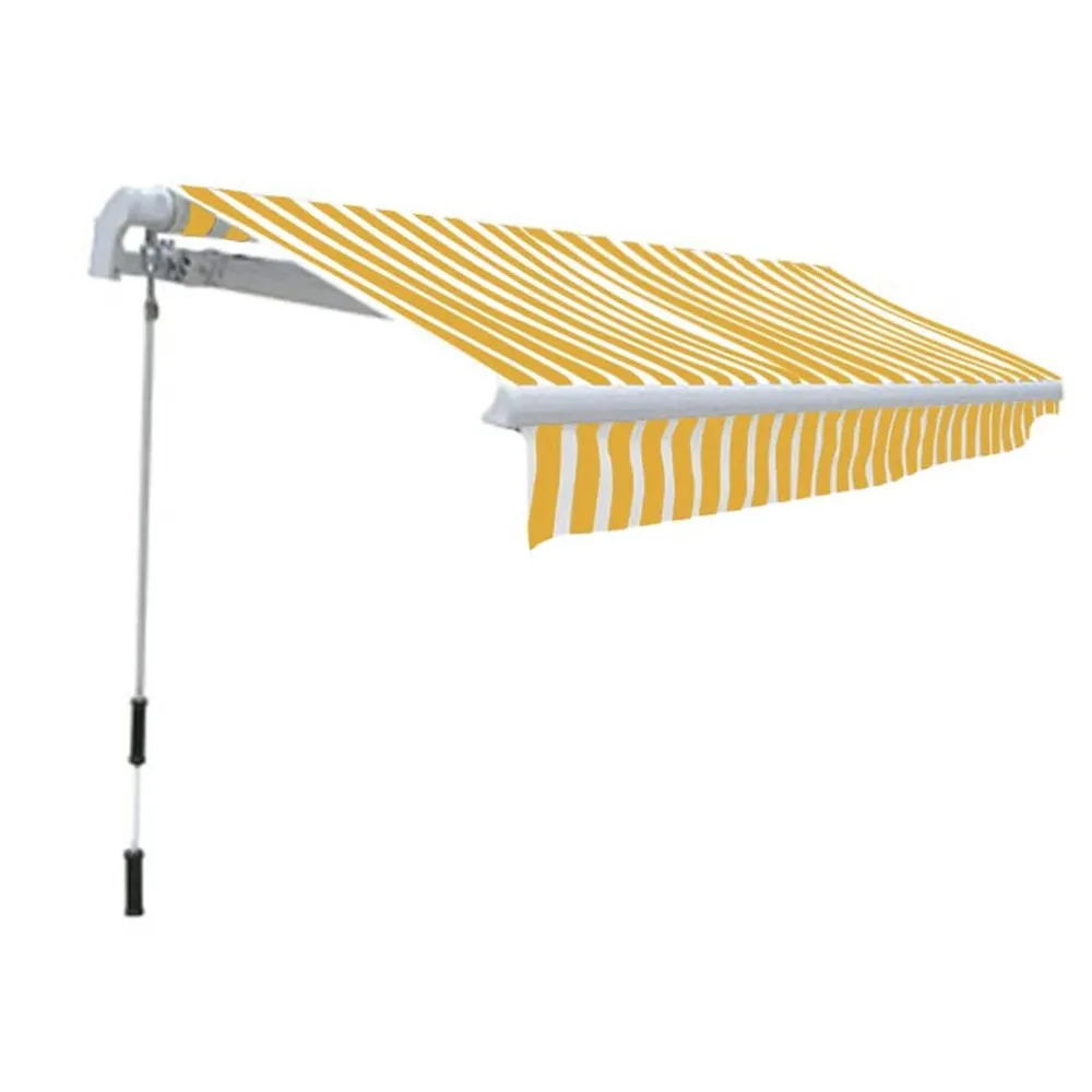 Toldo dobrável tradicional 300 cm amarelo/branco