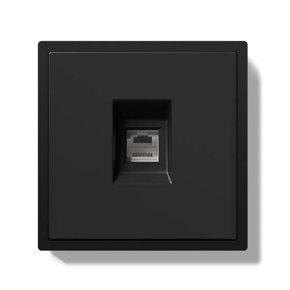 Tomada de Internet Cat6 Grand Series com técnica de fixação por aperto Bseedswitch