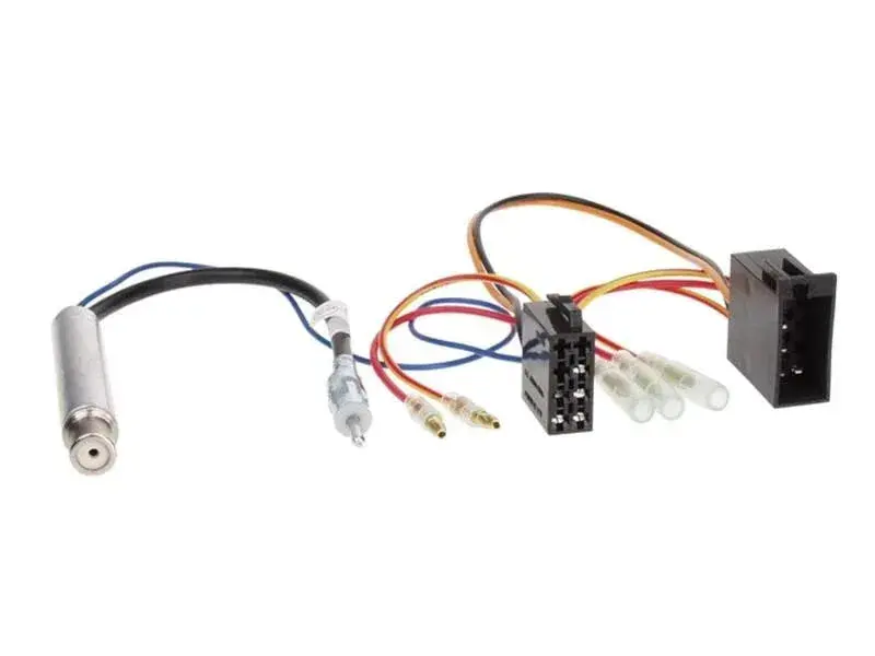 ISO Connector + Antenna Audi A2 A3 A4 A6 TT Fácil Encaixe