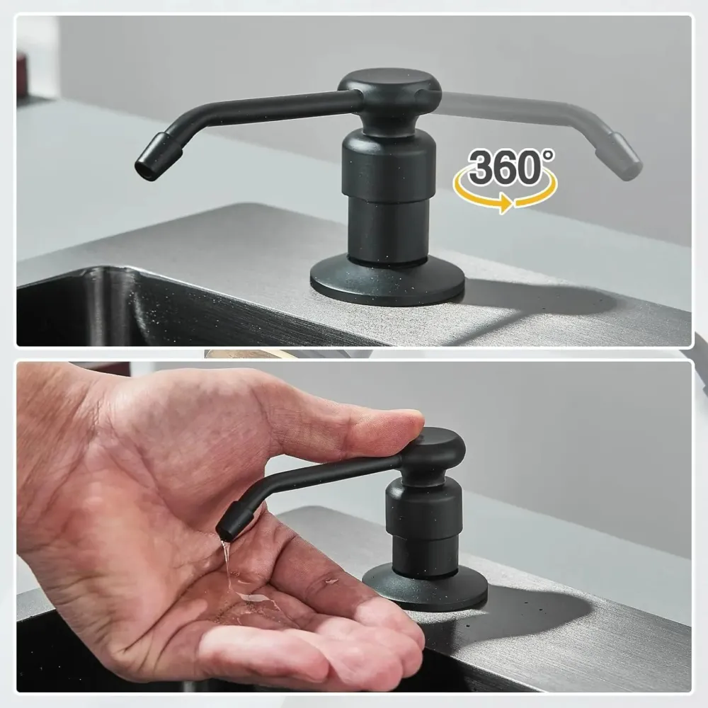 Torneira Gourmet Monocomando Extensível Com Dispenser Flowix