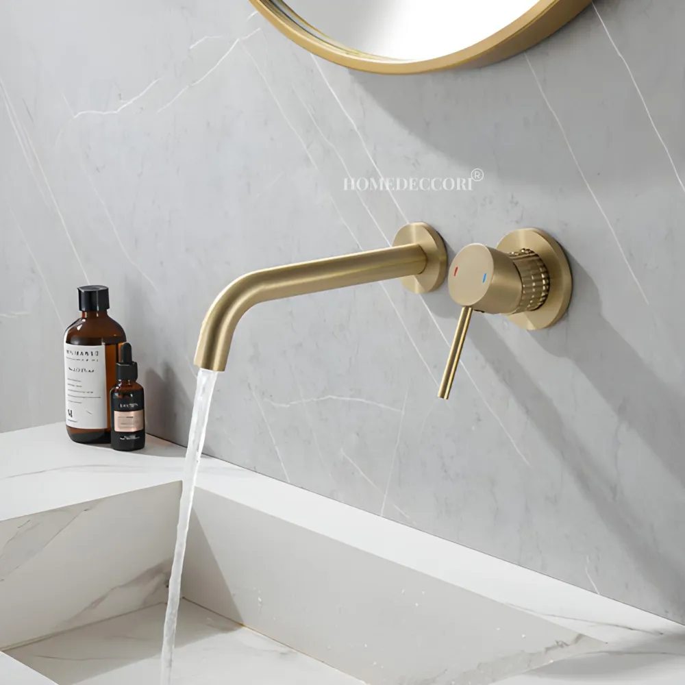 Torneira de Parede Banheiro Inox Monocomando Lavatório Dunart