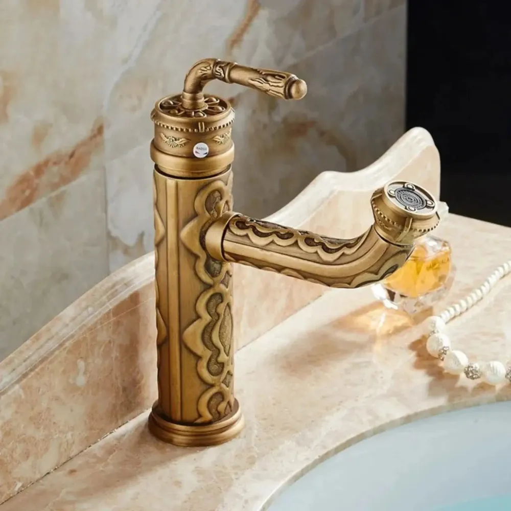 Torneira Vintage Retro Monocomando Banheiro Timeless