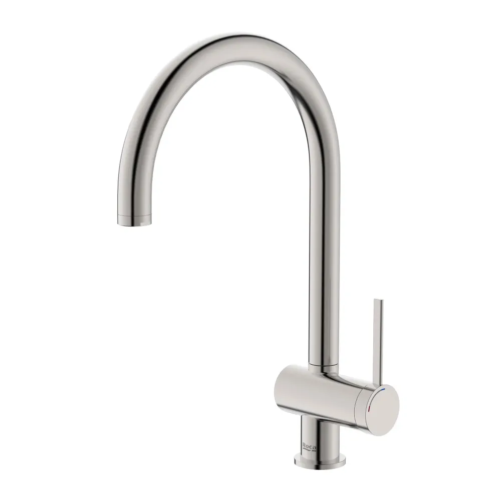 Mixer Monomando para cozinha Ona. A5A841FSM0 acabamento em ço inoxidável