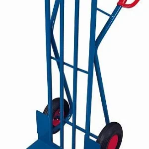 Carrinho tubular de ço VARIOfit com pá gigante, dimensões externas: 570 x 585 x 1.310 mm (LxPxA), sk-710.213