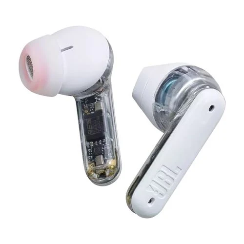Auriculares True Autônomo Bluetooth JBL Tune Flex Ghost Edition - Branco