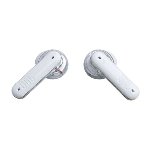 Auriculares True Conexão sem fio Bluetooth JBL Tune Flex Ghost Edition - Branco | ço Inox | Alto Fluxo