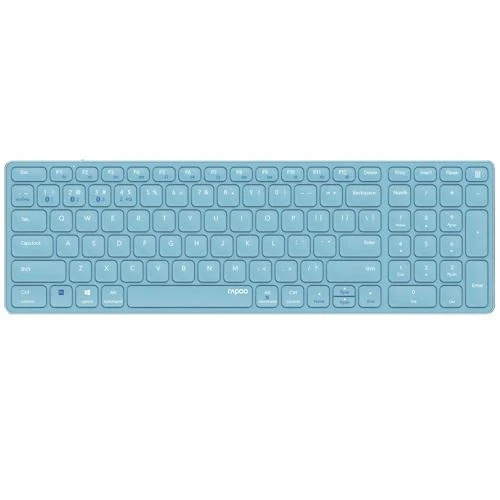 Junta do Coletor Teclado Rapoo E9700M Multi-mode Wireless/Bluetooth Ultra-slim 215871 - Layout PT - Azul