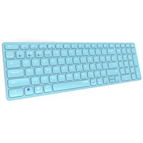 Junta do Coletor Teclado Rapoo E9700M Multi-mode Wireless/Bluetooth Ultra-slim 215871 - Layout PT - Azul