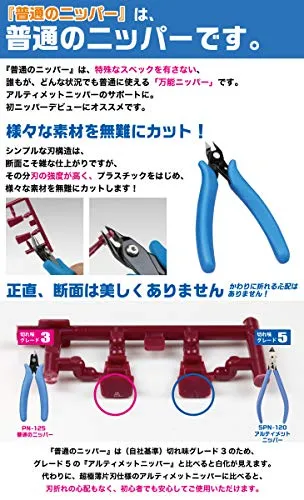 Alicate de corte para plástico GodHand Ordinary Nippers GH-PN-125 125 mm