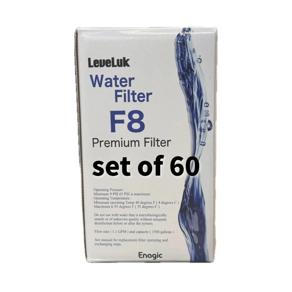 Enagic Filtro de Água F8 para Leveluk KANGEN8 K-8 kit 60 unidades