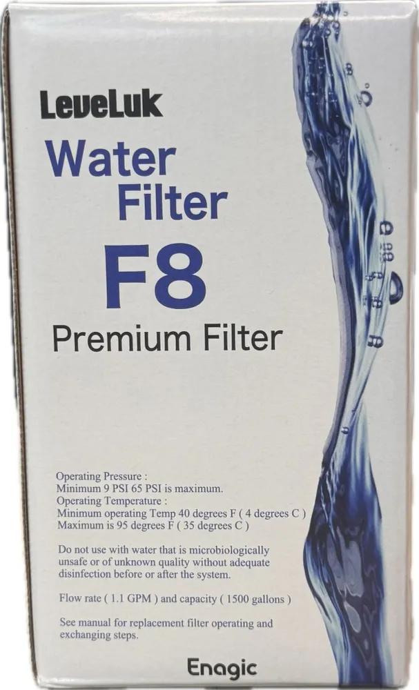 Enagic Filtro de Água F8 para Leveluk KANGEN8 K-8 kit 60 unidades