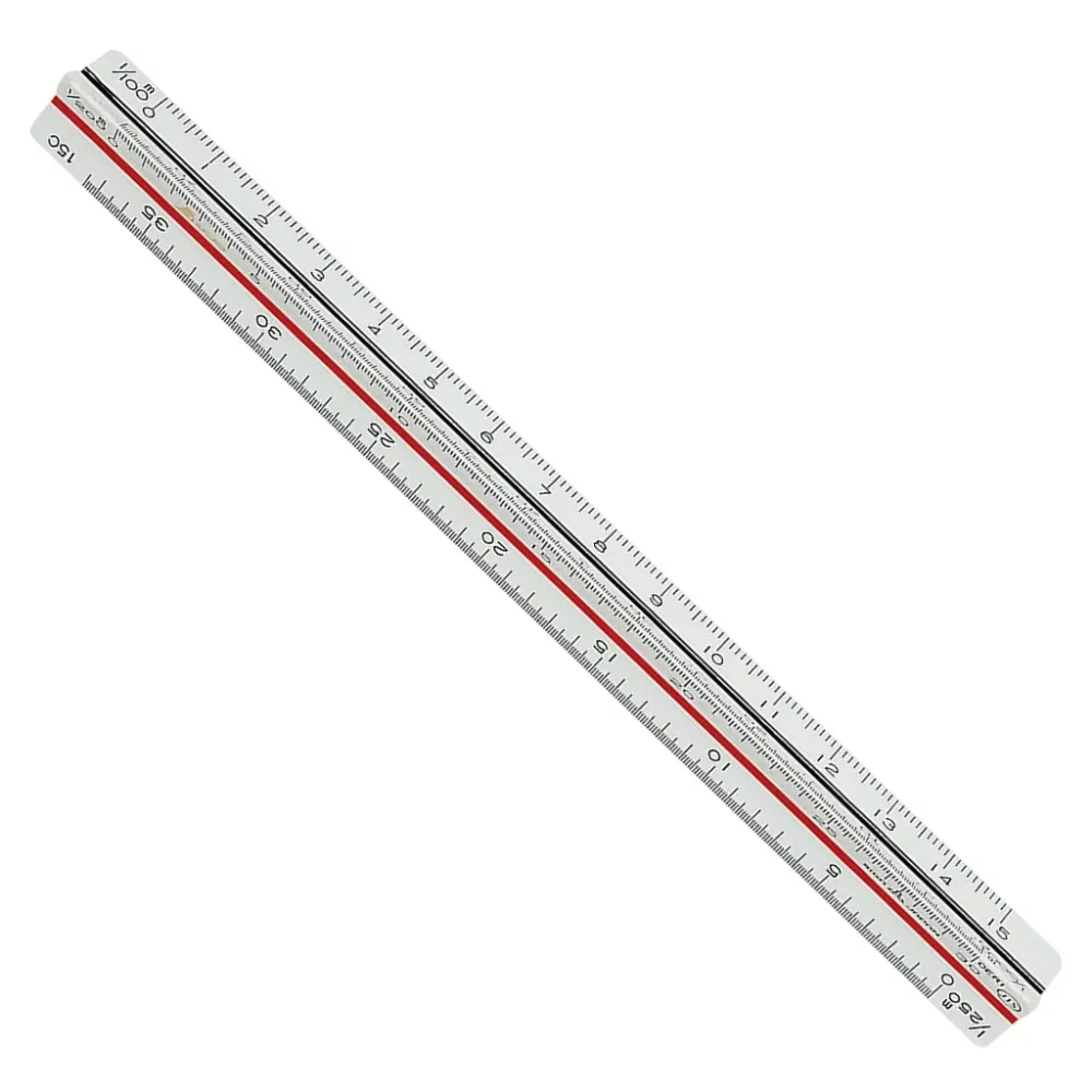 Escalímetro triangular Shinwa Sokutei -15 JIS 15cm 74969 para plantas