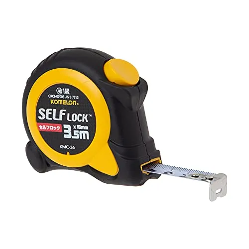 Trena Komelon 3,5m x 16mm auto travante fita com revestimento nylon