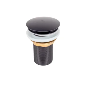 VALVULA LAVATORIO METAL CLICK 1.1/4 V128 PRETO VIMER