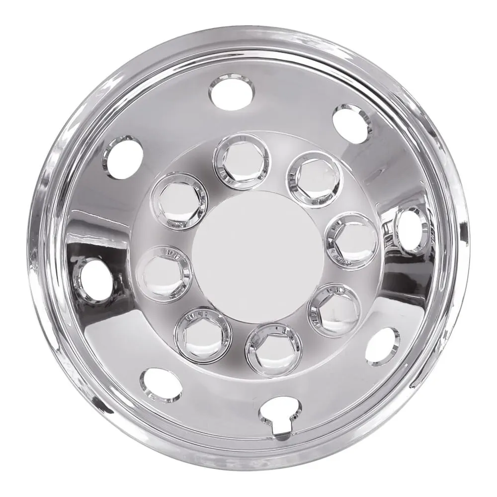 Carpoint Conjunto de tampões de roda esférico 38 cm cromado