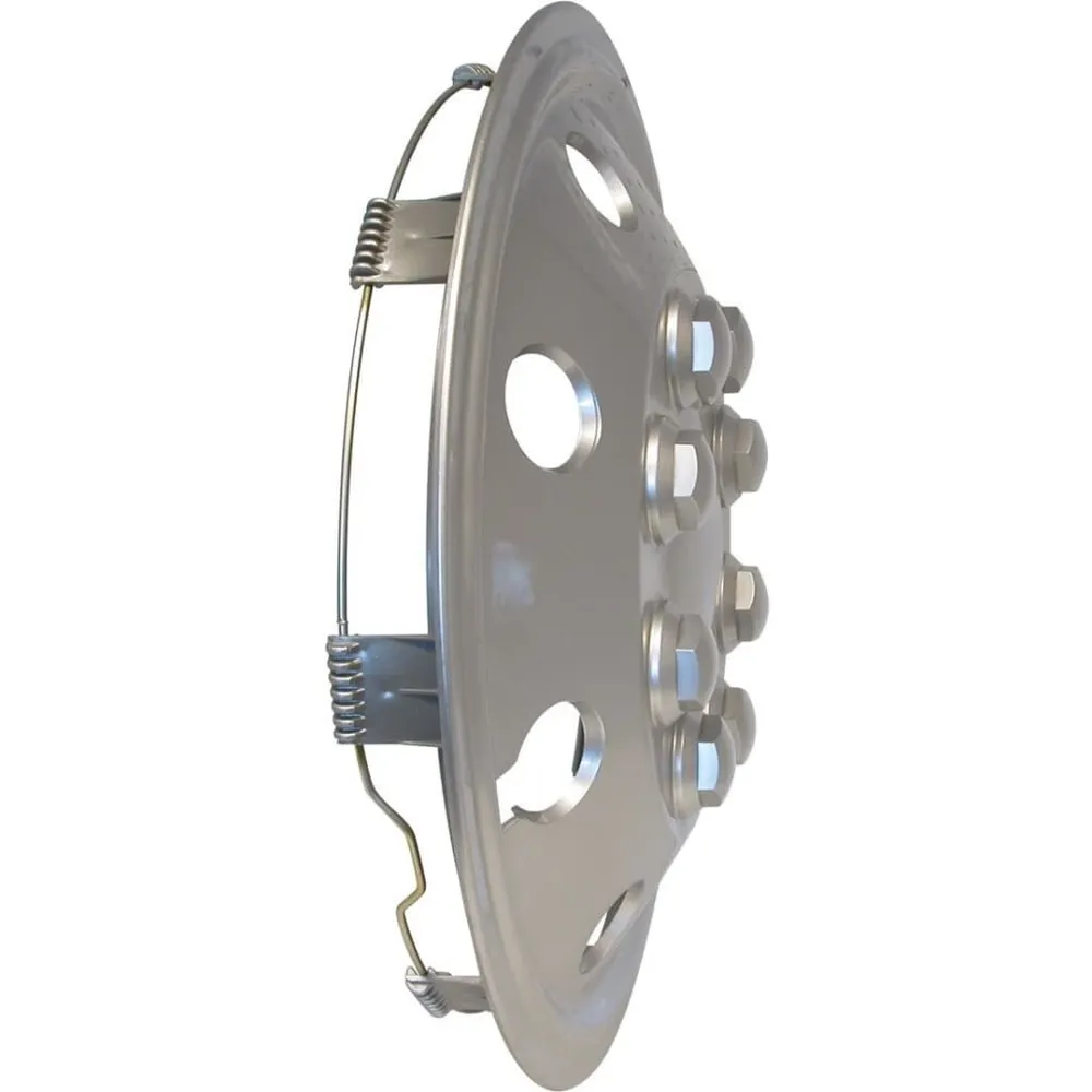 Carpoint Conjunto de tampões de roda esférico 38 cm cromado