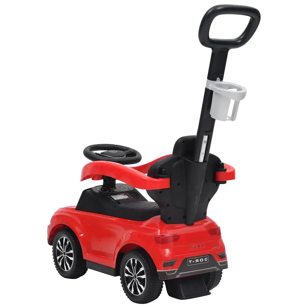 Carro de passeio Volkswagen T-Roc vermelho