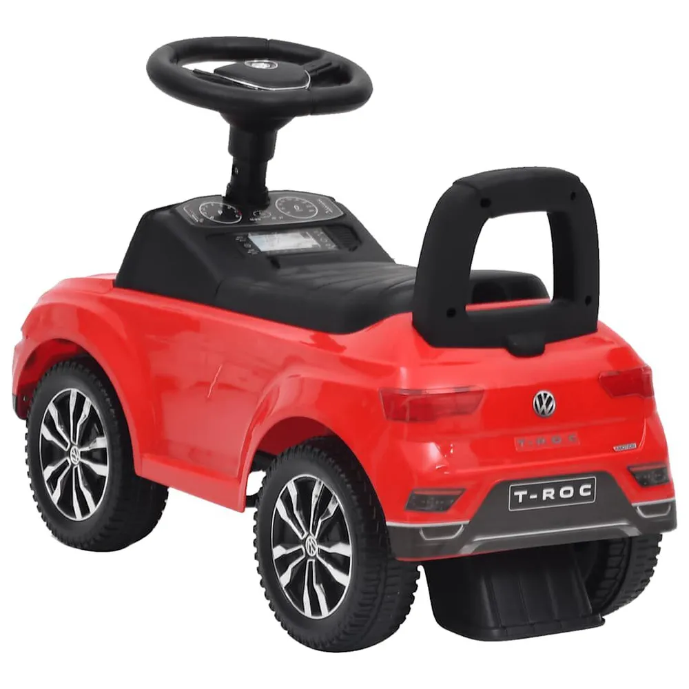 Carro de passeio Volkswagen T-Roc vermelho