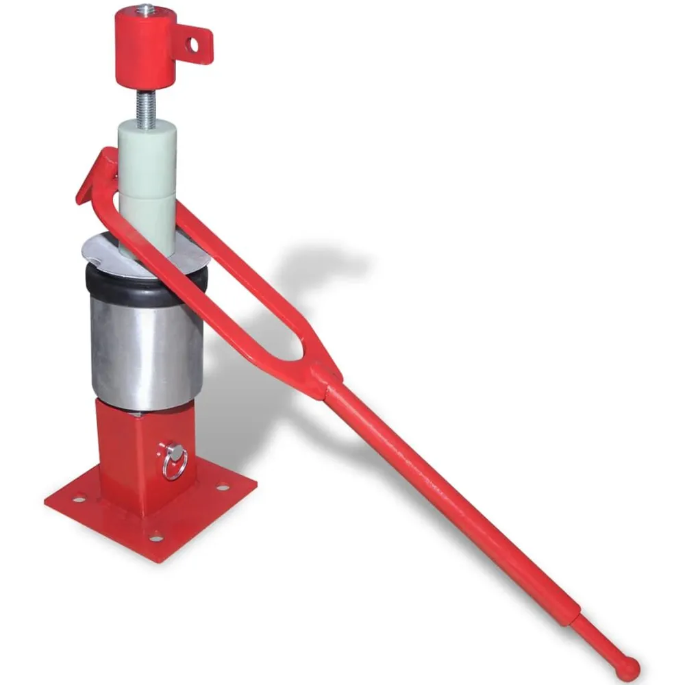 Mini trocador de pneus vermelho