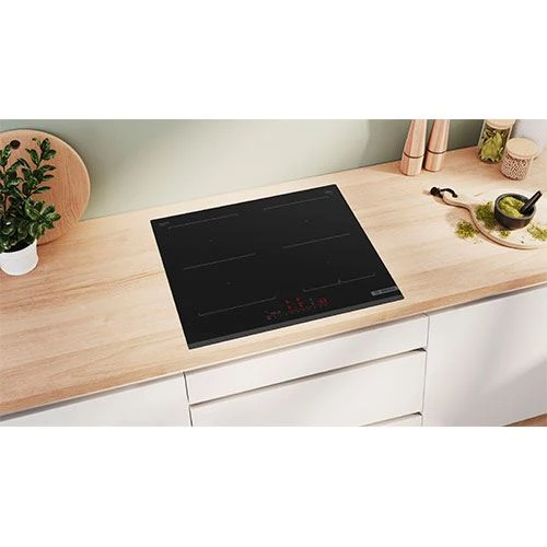 Catalisador Automotivo Placa de Indução Bosch PVQ631HC1E Serie 6 | Elétrica | 59.2 cm | 4 Zonas | Preto