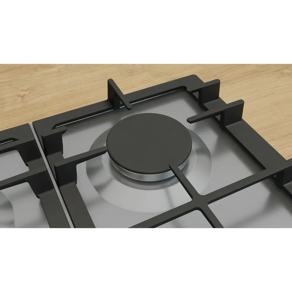 Coletor de Escape Placa Gás Bosch PCS7A5I90 | 5 queimadores, FlameSelect, Inox