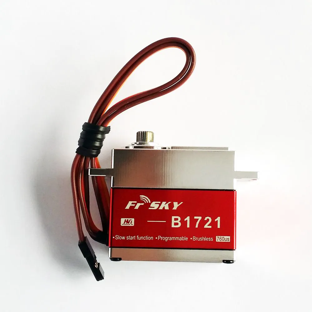 Junta do Coletor Servo FrSky B1721 SBUS - 8kg.cm @ 8,4V, 7kg.cm @ 7,4V, 3kg.cm @ 6,0V SBUS/SBUS II PWM PPM Mode Servos