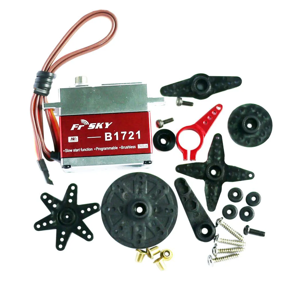 Junta do Coletor Servo FrSky B1721 SBUS - 8kg.cm @ 8,4V, 7kg.cm @ 7,4V, 3kg.cm @ 6,0V SBUS/SBUS II PWM PPM Mode Servos