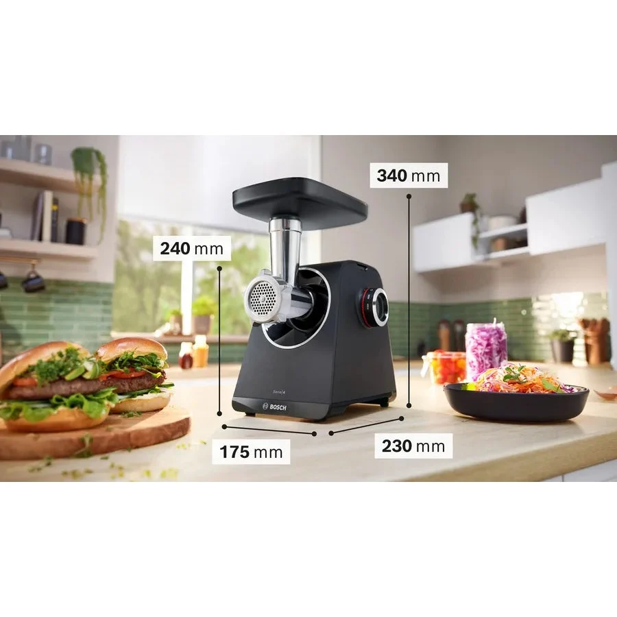 Picadora Bosch MFWS-450-B CX2 | 1900W, 2,5 kg/min
