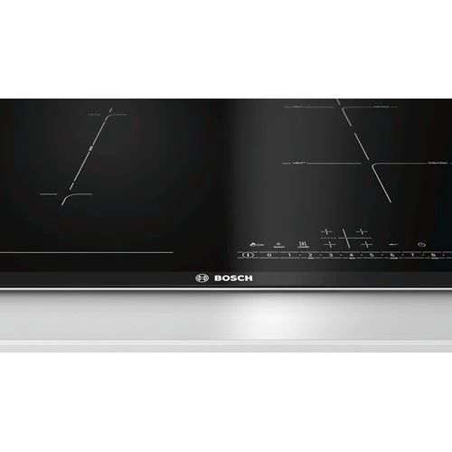 Placa de Indução Bosch PVS775FC1E | Elétrica | 71 cm | 4 Zonas | ço inoxidável com Braçadeiras Inclusas