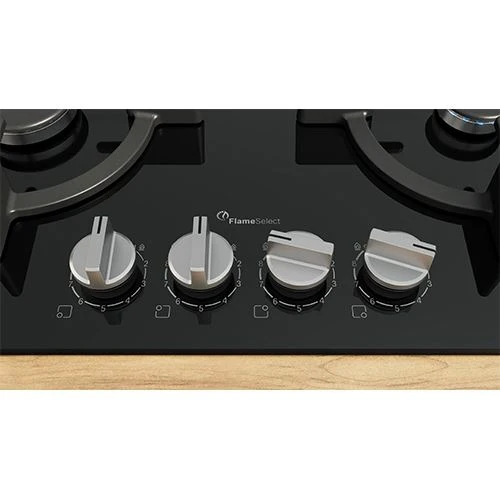 Placa Gás Puro Bosch PPP6A6I10 Serie 6 | 60 cm | 4 Bocas | Preto