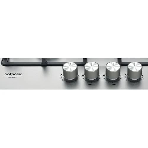 Conformidade Euro Placa Gás Hotpoint PPH 60G DF/IX | 58 cm | 4 Zonas | ço inoxidável