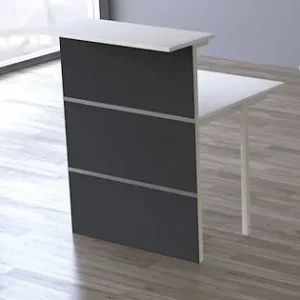 Extensão de balcão Kerkmann, L 800 x P 950 x 1120 mm, antracite, 21357713 | ço Inox | Alto Fluxo