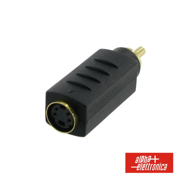 Ficha Adaptadora Rca Macho / Svhs Fêmea Pvc para Controle de Poluição