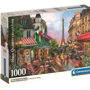 Puzzle High Quality Collection Econômico: Flowers Paris - 1000 Peças - Clementoni