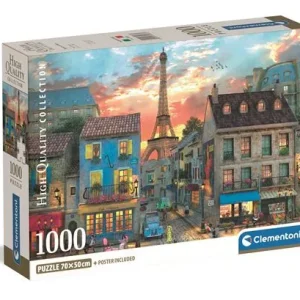 Puzzle High Quality Collection: Streets Paris - 1000 Peças - Clementoni