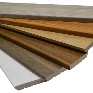 Rodapé PVC Dark Nogueira 2200x70mm com Certificado de Conformidade