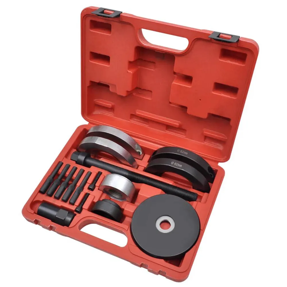 Conjunto saca rolamentos de cubos de roda 16 pcs 62 mm para VAG