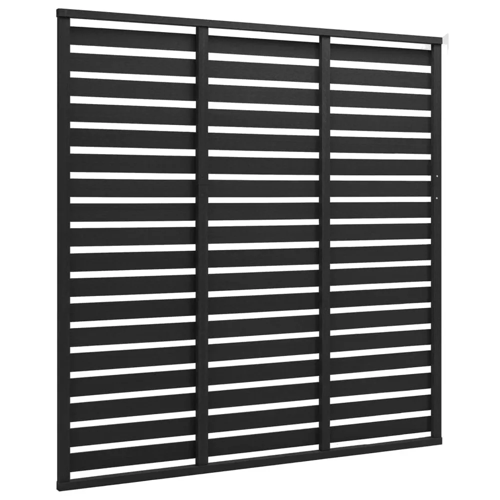 Painel de vedação 180x180 cm WPC preto