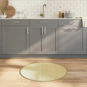 Tapete redondo 80 cm bambu puro claro